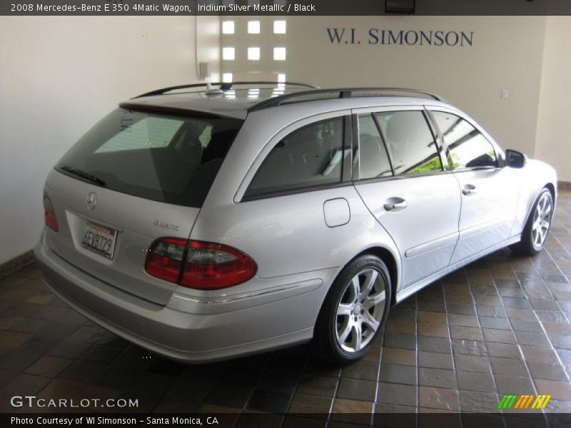 Iridium Silver Metallic / Black 2008 Mercedes-Benz E 350 4Matic Wagon