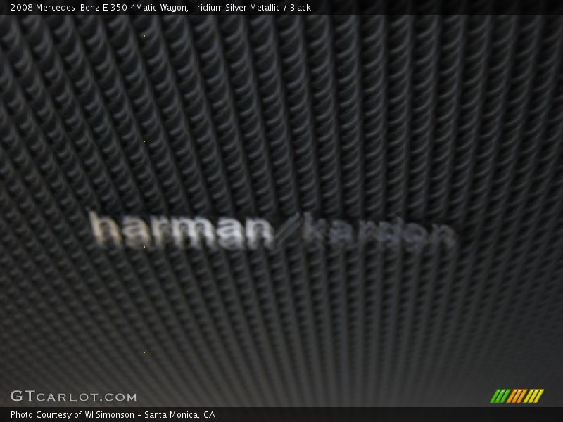 Iridium Silver Metallic / Black 2008 Mercedes-Benz E 350 4Matic Wagon