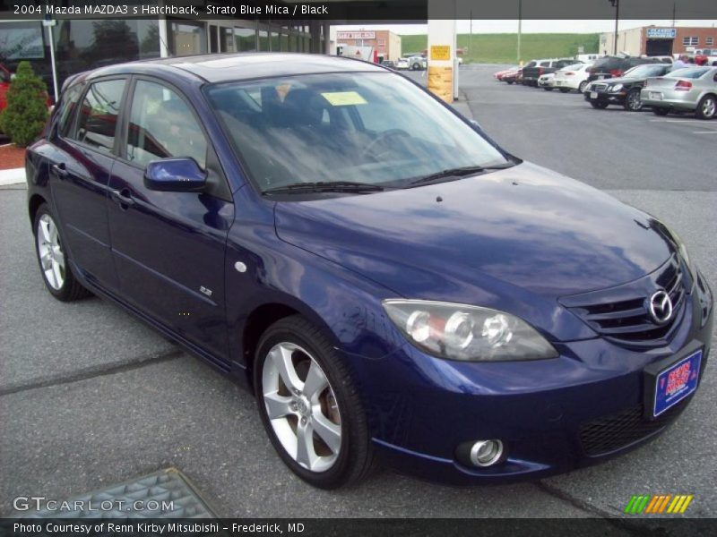 Strato Blue Mica / Black 2004 Mazda MAZDA3 s Hatchback