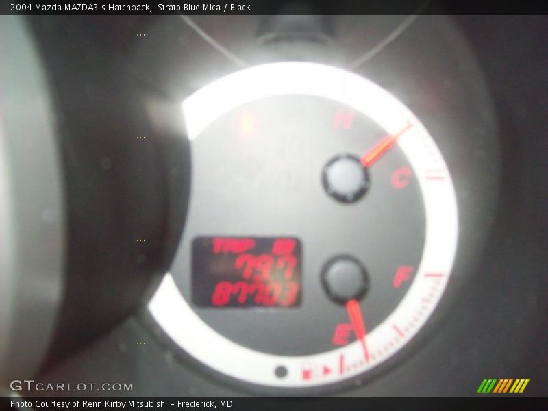 Strato Blue Mica / Black 2004 Mazda MAZDA3 s Hatchback
