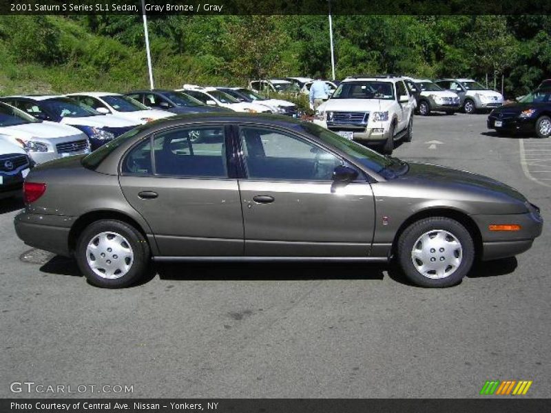 Gray Bronze / Gray 2001 Saturn S Series SL1 Sedan