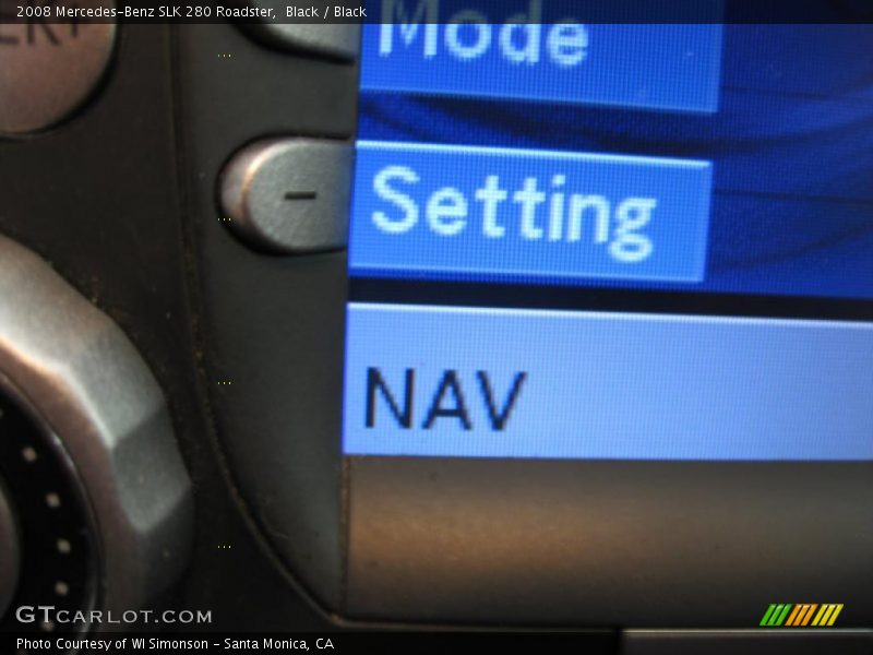 Black / Black 2008 Mercedes-Benz SLK 280 Roadster