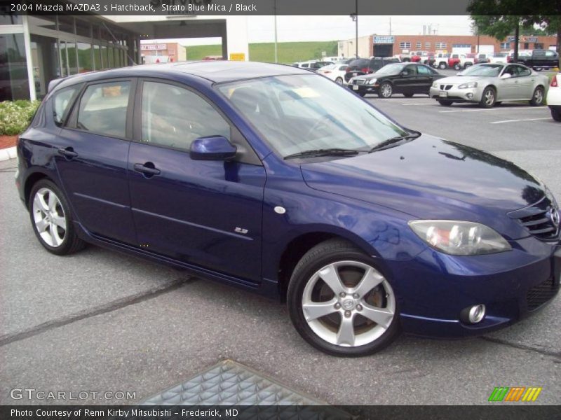 Strato Blue Mica / Black 2004 Mazda MAZDA3 s Hatchback