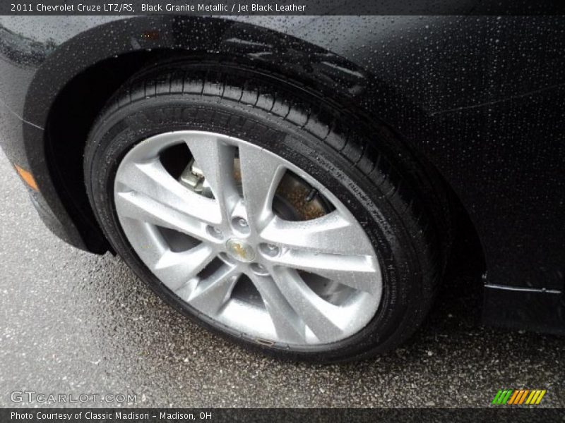 Black Granite Metallic / Jet Black Leather 2011 Chevrolet Cruze LTZ/RS