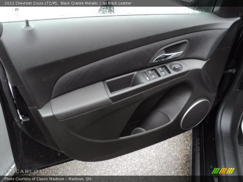 Black Granite Metallic / Jet Black Leather 2011 Chevrolet Cruze LTZ/RS