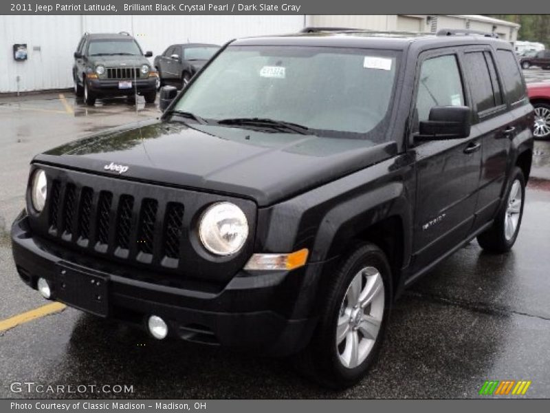Brilliant Black Crystal Pearl / Dark Slate Gray 2011 Jeep Patriot Latitude
