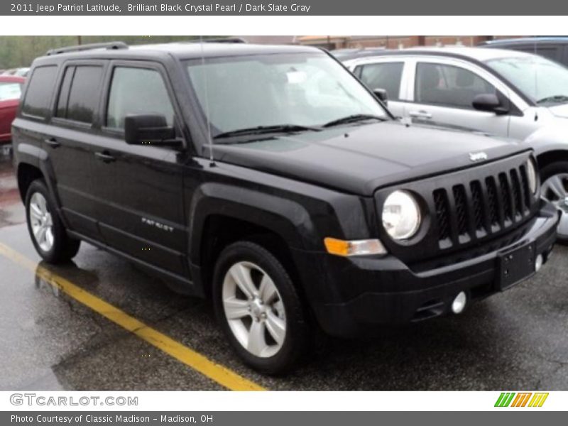 Brilliant Black Crystal Pearl / Dark Slate Gray 2011 Jeep Patriot Latitude