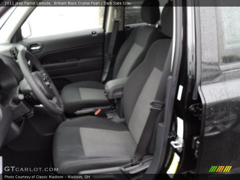 Brilliant Black Crystal Pearl / Dark Slate Gray 2011 Jeep Patriot Latitude