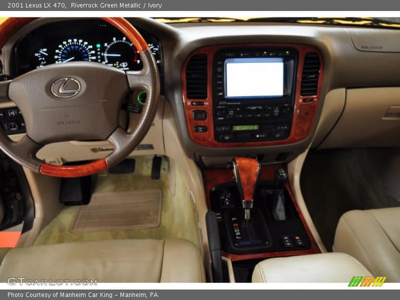 Riverrock Green Metallic / Ivory 2001 Lexus LX 470
