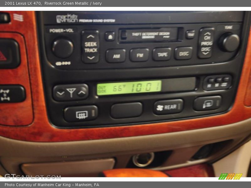 Riverrock Green Metallic / Ivory 2001 Lexus LX 470