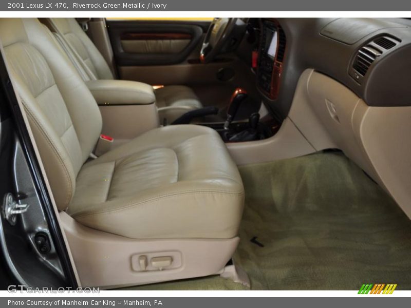 Riverrock Green Metallic / Ivory 2001 Lexus LX 470