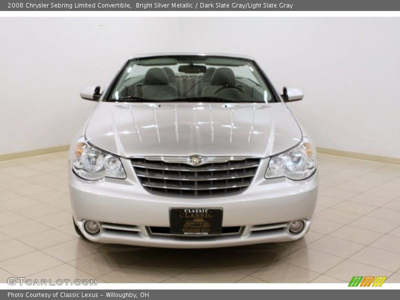 Bright Silver Metallic / Dark Slate Gray/Light Slate Gray 2008 Chrysler Sebring Limited Convertible