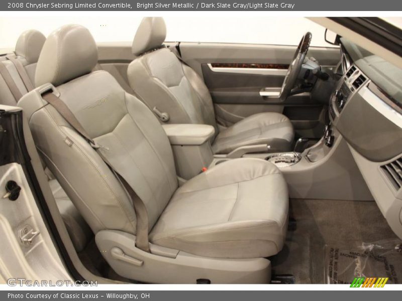 Bright Silver Metallic / Dark Slate Gray/Light Slate Gray 2008 Chrysler Sebring Limited Convertible