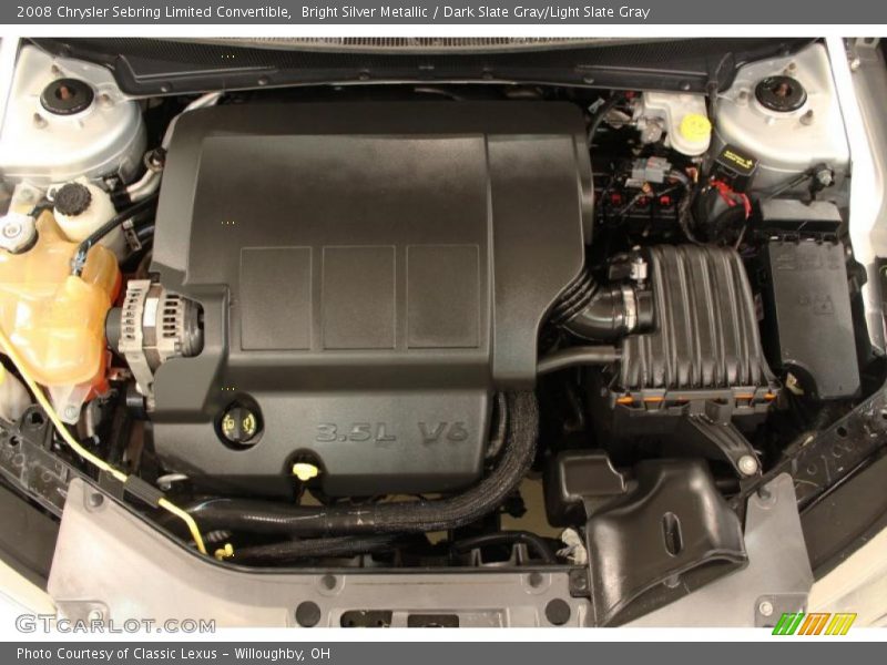 Bright Silver Metallic / Dark Slate Gray/Light Slate Gray 2008 Chrysler Sebring Limited Convertible