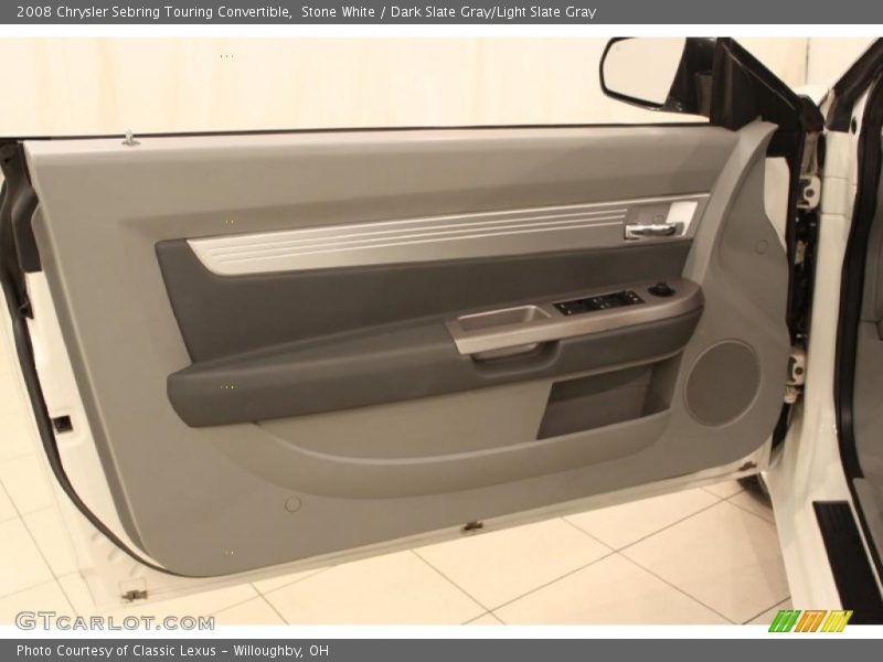 Stone White / Dark Slate Gray/Light Slate Gray 2008 Chrysler Sebring Touring Convertible