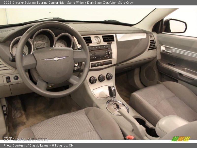  2008 Sebring Touring Convertible Dark Slate Gray/Light Slate Gray Interior