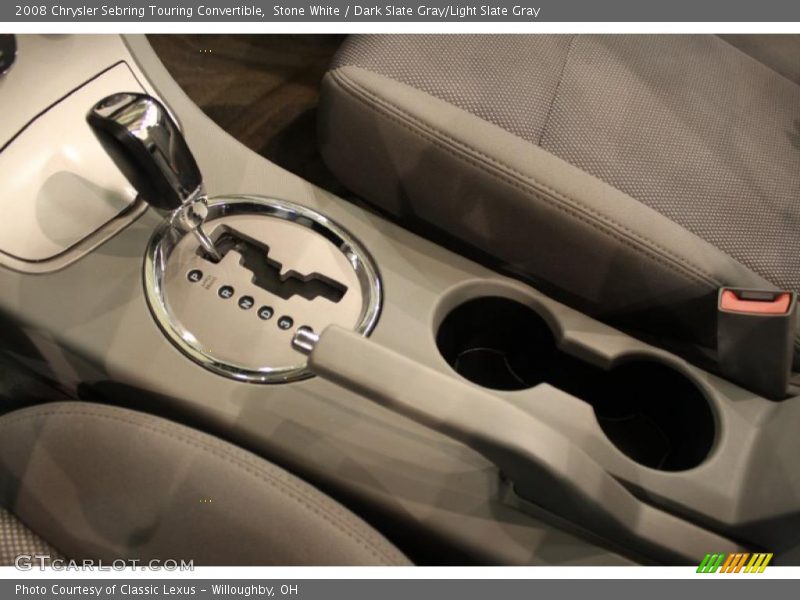 Stone White / Dark Slate Gray/Light Slate Gray 2008 Chrysler Sebring Touring Convertible