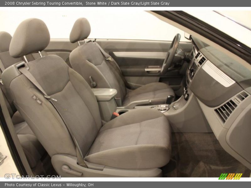 Stone White / Dark Slate Gray/Light Slate Gray 2008 Chrysler Sebring Touring Convertible