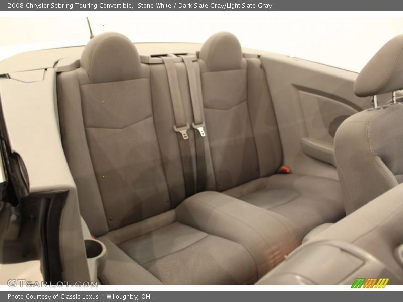Stone White / Dark Slate Gray/Light Slate Gray 2008 Chrysler Sebring Touring Convertible