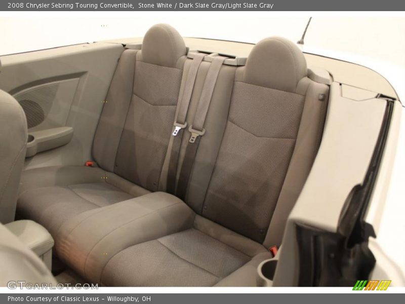 Stone White / Dark Slate Gray/Light Slate Gray 2008 Chrysler Sebring Touring Convertible