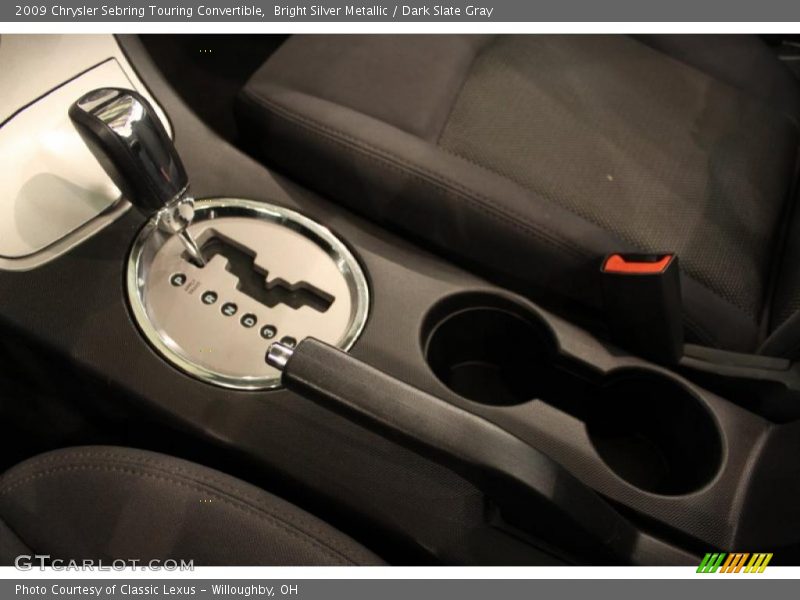 Bright Silver Metallic / Dark Slate Gray 2009 Chrysler Sebring Touring Convertible