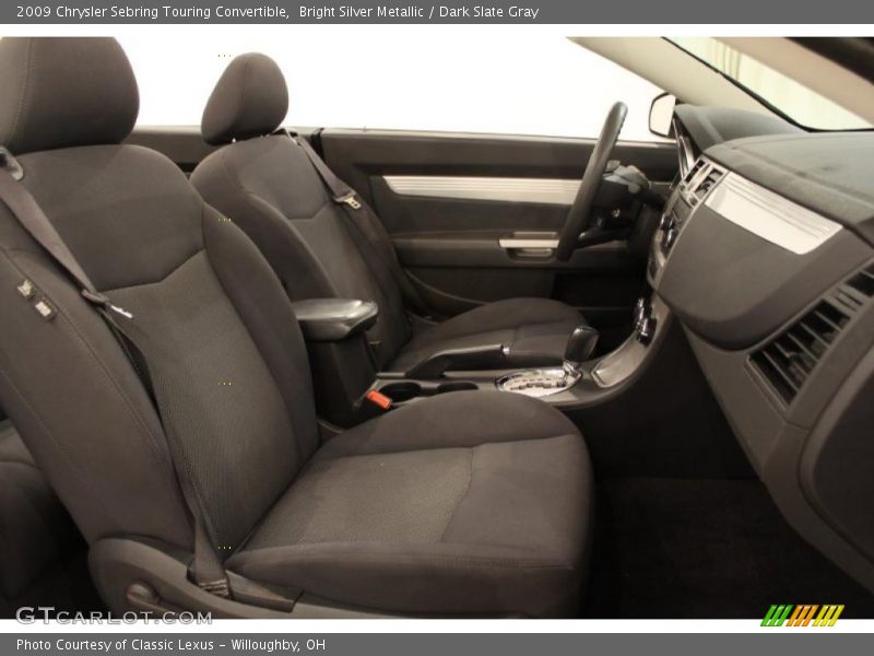 Bright Silver Metallic / Dark Slate Gray 2009 Chrysler Sebring Touring Convertible