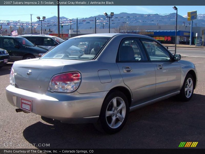 Crystal Gray Metallic / Anthracite Black 2007 Subaru Impreza 2.5i Sedan