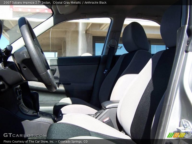 Crystal Gray Metallic / Anthracite Black 2007 Subaru Impreza 2.5i Sedan