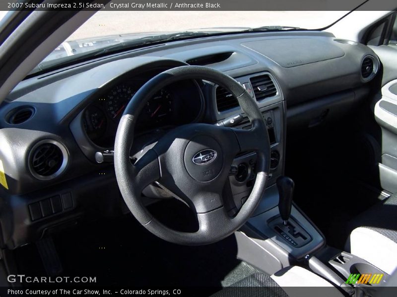 Crystal Gray Metallic / Anthracite Black 2007 Subaru Impreza 2.5i Sedan