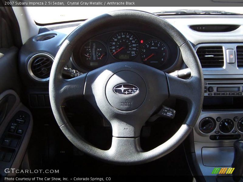 Crystal Gray Metallic / Anthracite Black 2007 Subaru Impreza 2.5i Sedan