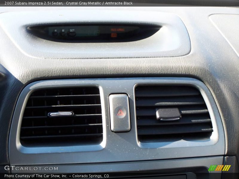 Crystal Gray Metallic / Anthracite Black 2007 Subaru Impreza 2.5i Sedan