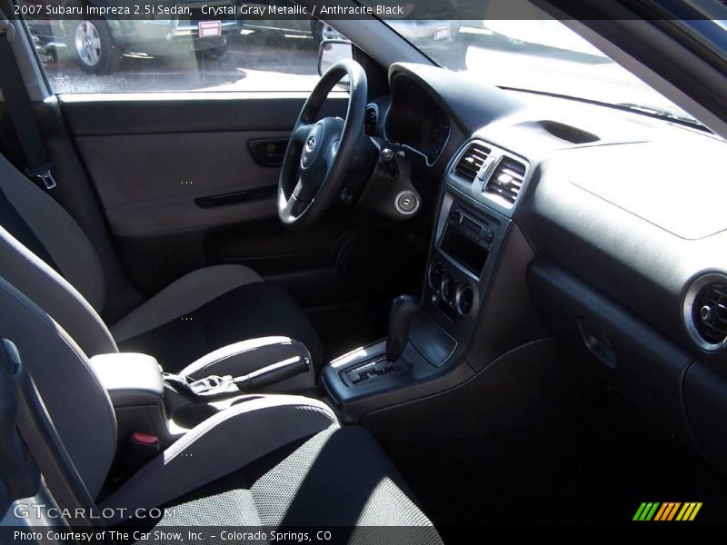 Crystal Gray Metallic / Anthracite Black 2007 Subaru Impreza 2.5i Sedan