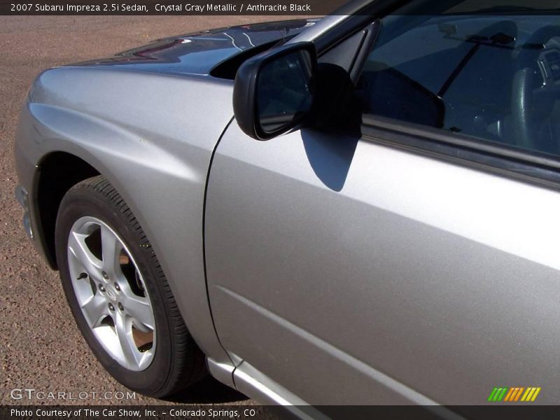 Crystal Gray Metallic / Anthracite Black 2007 Subaru Impreza 2.5i Sedan