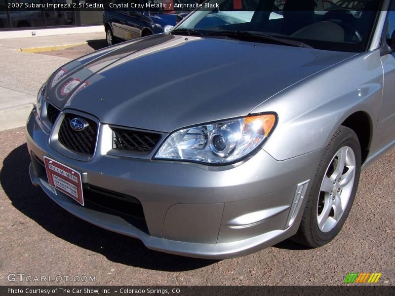 Crystal Gray Metallic / Anthracite Black 2007 Subaru Impreza 2.5i Sedan