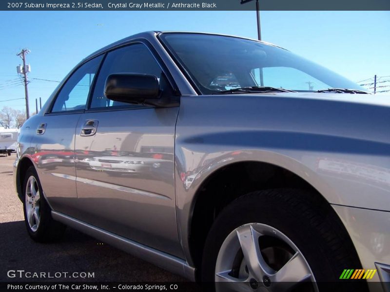 Crystal Gray Metallic / Anthracite Black 2007 Subaru Impreza 2.5i Sedan