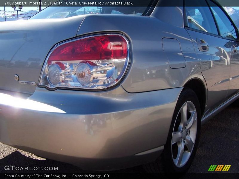 Crystal Gray Metallic / Anthracite Black 2007 Subaru Impreza 2.5i Sedan
