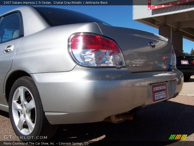 Crystal Gray Metallic / Anthracite Black 2007 Subaru Impreza 2.5i Sedan