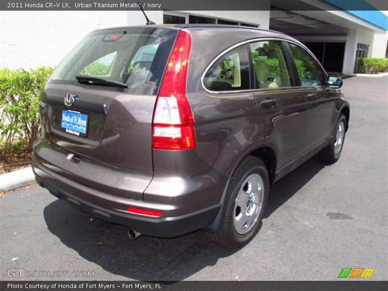Urban Titanium Metallic / Ivory 2011 Honda CR-V LX