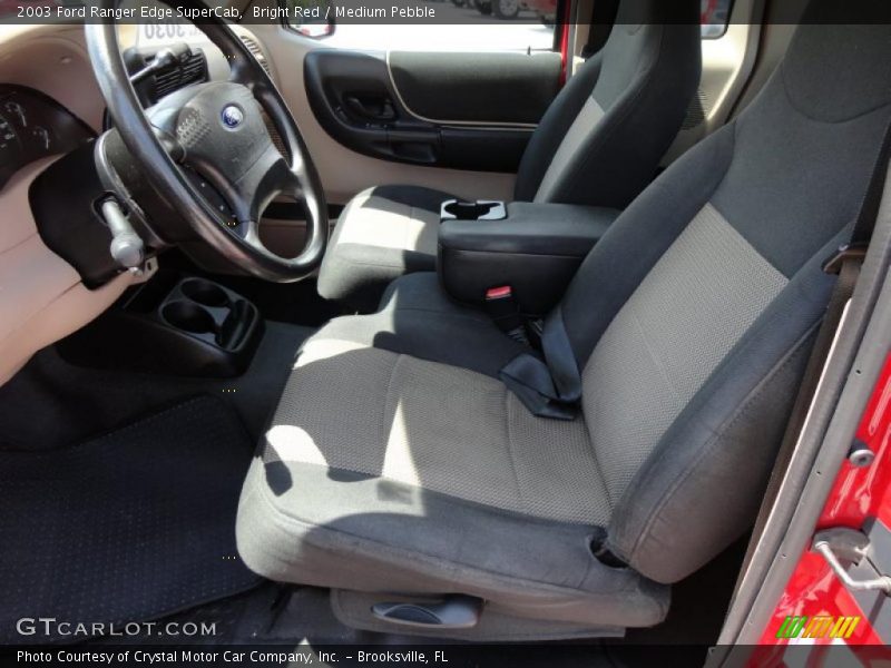 Bright Red / Medium Pebble 2003 Ford Ranger Edge SuperCab