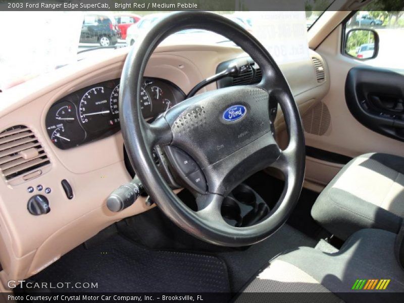 Bright Red / Medium Pebble 2003 Ford Ranger Edge SuperCab
