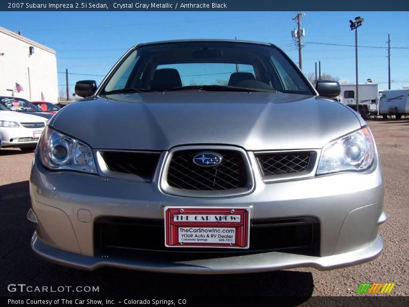 Crystal Gray Metallic / Anthracite Black 2007 Subaru Impreza 2.5i Sedan