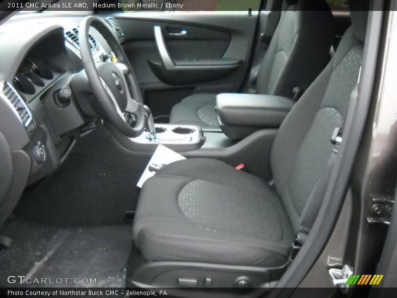 Medium Brown Metallic / Ebony 2011 GMC Acadia SLE AWD