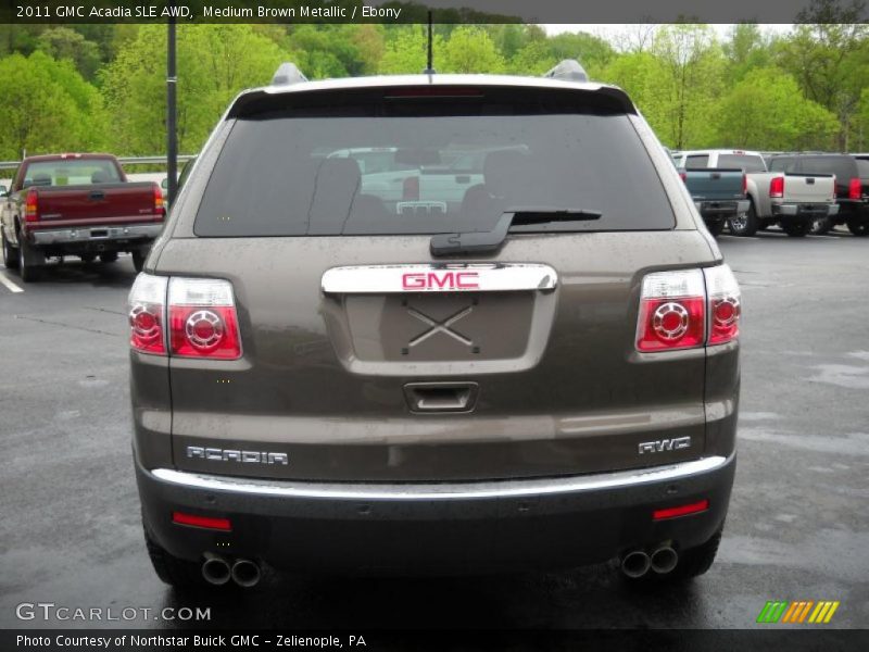 Medium Brown Metallic / Ebony 2011 GMC Acadia SLE AWD