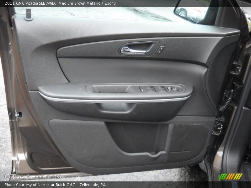 Medium Brown Metallic / Ebony 2011 GMC Acadia SLE AWD