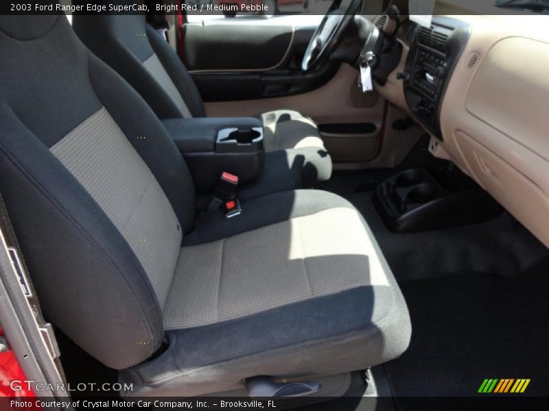 Bright Red / Medium Pebble 2003 Ford Ranger Edge SuperCab
