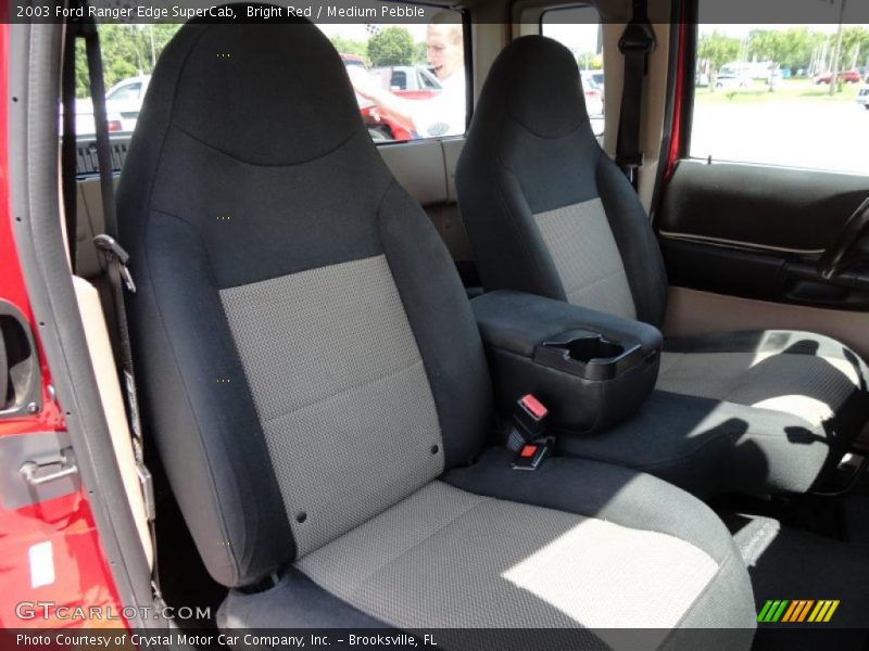 Bright Red / Medium Pebble 2003 Ford Ranger Edge SuperCab