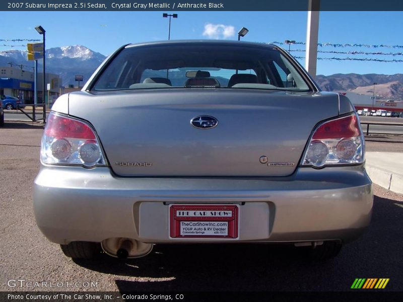Crystal Gray Metallic / Anthracite Black 2007 Subaru Impreza 2.5i Sedan