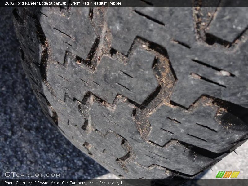 Bright Red / Medium Pebble 2003 Ford Ranger Edge SuperCab