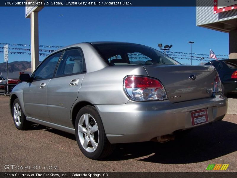 Crystal Gray Metallic / Anthracite Black 2007 Subaru Impreza 2.5i Sedan