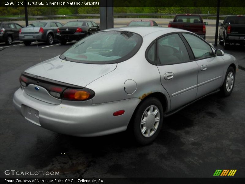 Silver Frost Metallic / Graphite 1996 Ford Taurus GL